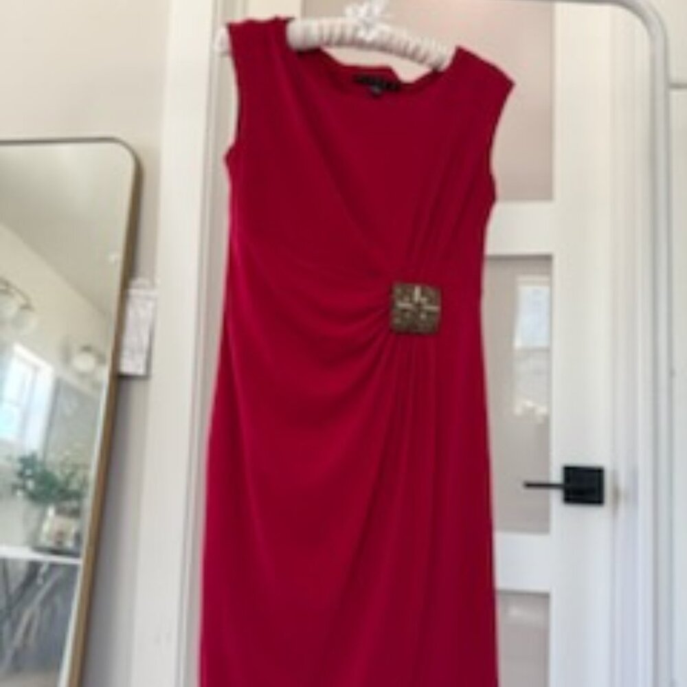 Holiday red dress